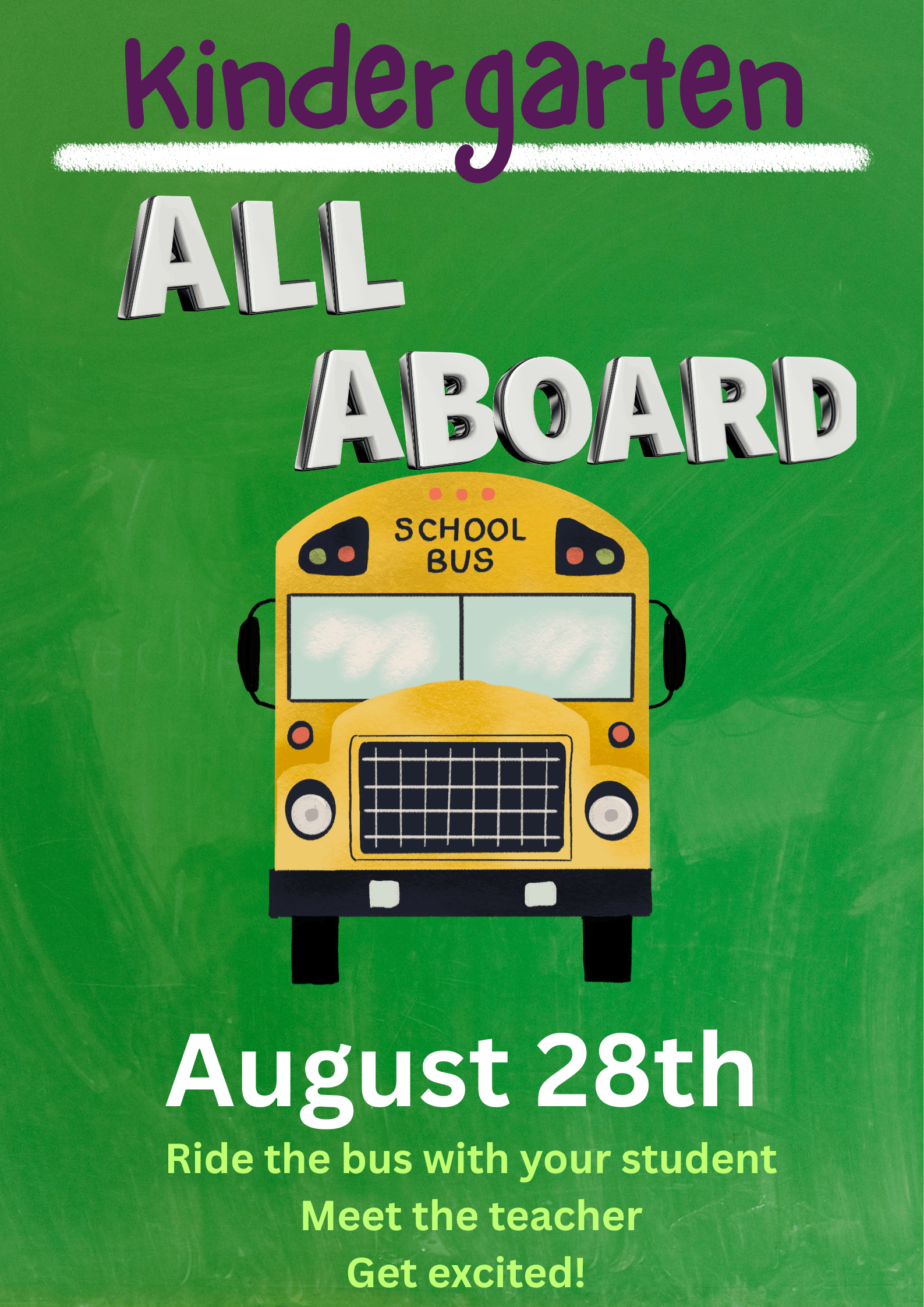 Kindergarten All Aboard!